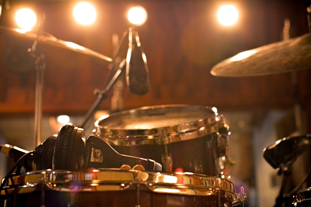 Moody drum studio setup at OC Drum Academy Moody drum studio setup at OC Drum Academy